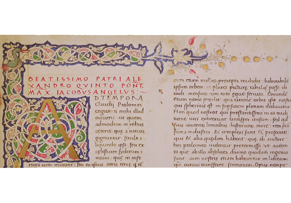Atlas-Claudius Ptolomeus-Manuscript-Illuminated codex-facsimile book-Vicent García Editores-2 Beginning.